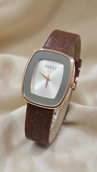 apple saat: Yeni, Qol saatı, Gucci, rəng - Qəhvəyi — 1