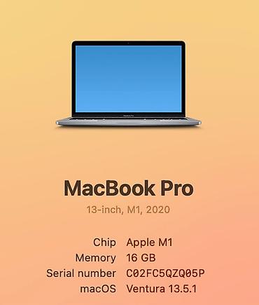 apple macbook air m2: Для программирования, Б/у, Apple M1, ОЗУ, RAM: 16 ГБ — 7