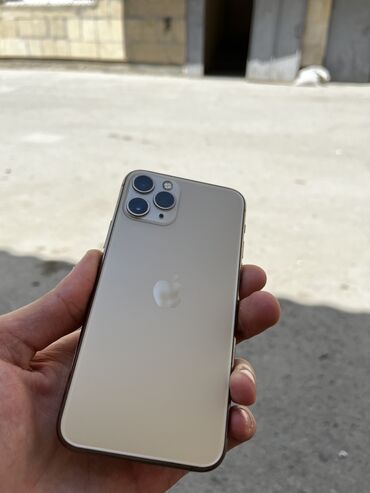 iphone az: IPhone 11 Pro, 128 GB, Matte Gold, Face ID, Simsiz şarj