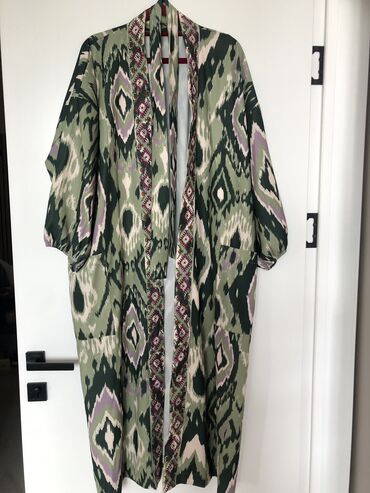 женские платья в бишкеке: Кимоно-накидка, в этническом стиле, размер 50-52