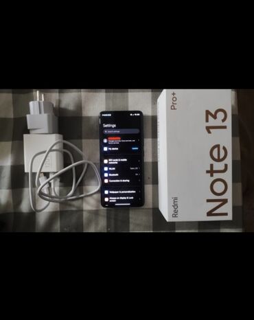 telefon fly: Xiaomi Redmi Note 13 Pro Plus, 256 GB, rəng - Ağ, 
 Sensor, Barmaq izi, Simsiz şarj