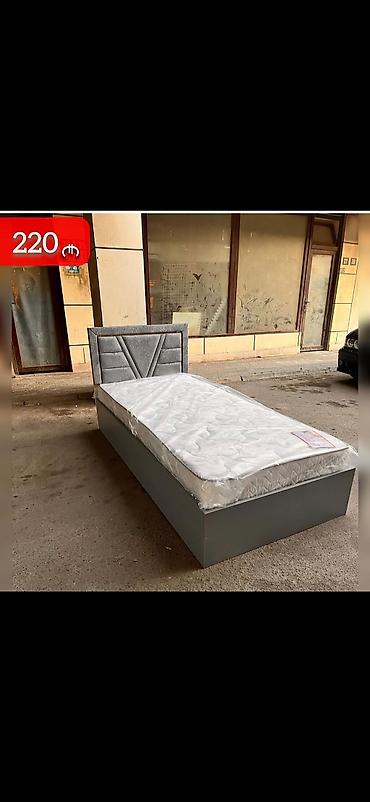 nol on beş: Tək nəfərlik çarpayı və döşək dəsti - Ölçü: təxmini 90x190 sm tək — 1
