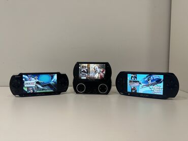 playstation plus 12 месячная подписка: PSP 3000, Go və Street Hər üçü proşivkalıdı, yaddaşında oyunlar var