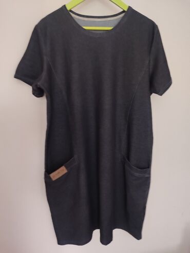 haljine zara svecane: L (EU 40), color - Black, Oversize, Short sleeves