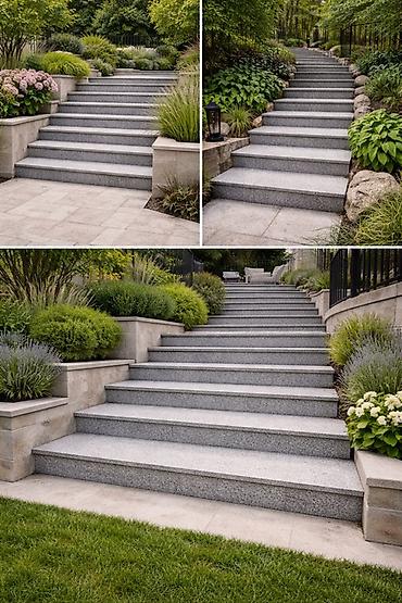 Mərmər: Mərmər pilləkənlər – dizayn və quraşdırma - Material: təbii mərmər — 14