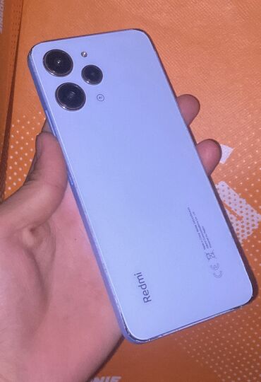 Redmi: Redmi, Redmi 12, Б/у, 128 ГБ, цвет - Голубой, 2 SIM