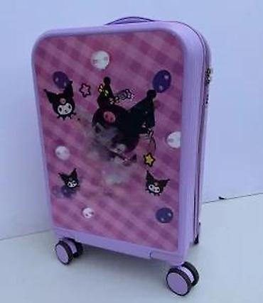 Rančevi, torbe i koferi: Dečji kofer na točkiće – Kuromi dizajn, ljubičasti - Šarmantan kofer — 25