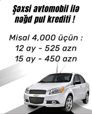 Yük daşımaları: Şəxsi avtomobilinizi girov qoyaraq nağd pul krediti əldə edə
