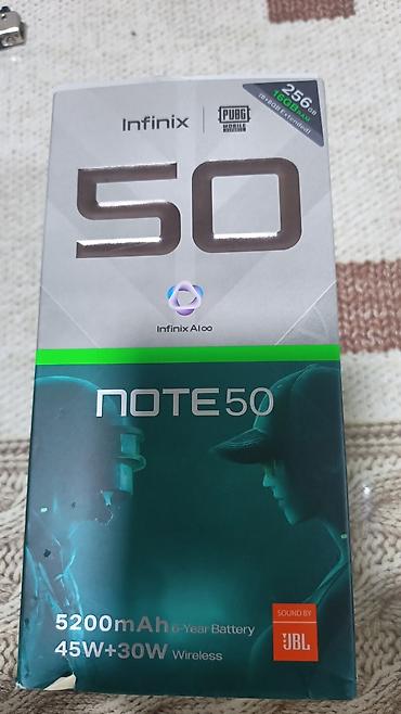 infinix note30: Infinix Note 50, 256 GB, rəng - Qara, Simsiz şarj — 1
