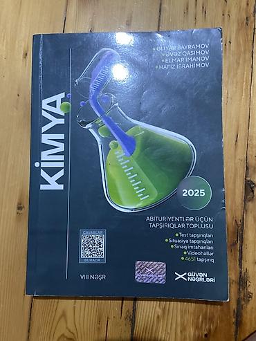Школьные учебники: Məhsul: “Kimya – Abituriyentlər üçün tapşırıqlar toplusu (2025)”, VIII — 1