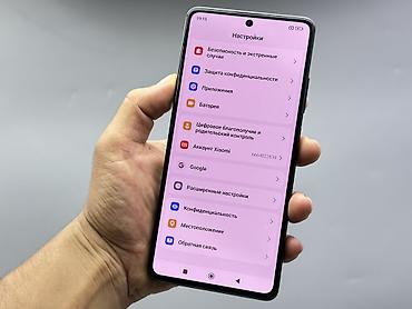 rush wave: Poco X5 Pro 5G, Б/у, 256 ГБ, цвет - Голубой, 2 SIM — 7