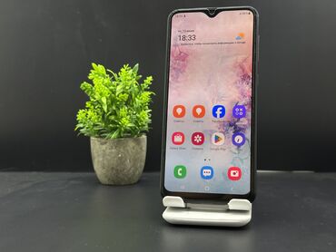 телефоы: Samsung Galaxy A50, Колдонулган, 64 ГБ, түсү - Көк, 2 SIM