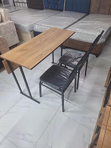 metal stul: Balkon üçün, Yeni, Qatlanan, Dördbucaq masa, 2 stul — 3