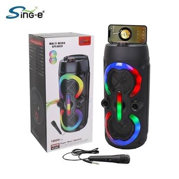 караоке апаратура: Портативная акустическая система Sing-e (Multi-Media Speaker) с