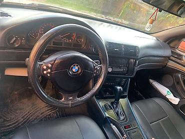 BMW: BMW 5 Series E39 sedan – ağ rəngdə. - Eksteryer: M paket üslublu — 14