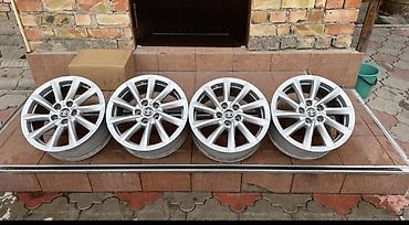 королла диски: Литые Диски R 17 Toyota, Комплект, отверстий - 5, Б/у — 2