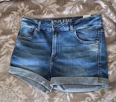 Şortlar: Blue Ridge denim şort S,XS razmere uygundur Almaniyadan hediyye — 1