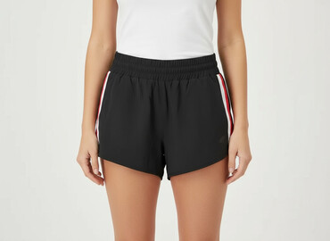 sandały na koturnie czarne ccc: Shorts for women, size S
