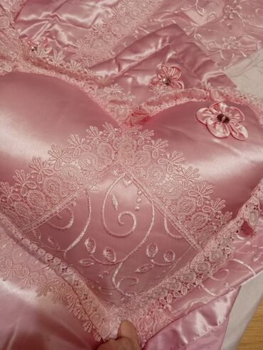 Örtüklər: Yataq üçün Yeni rəng - Çəhrayı Yataq örtüyü — 9