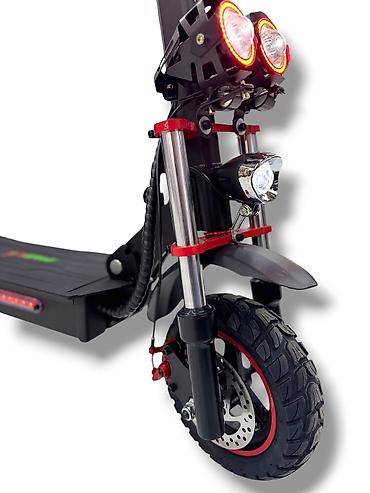 Спорт и хобби: Elektrik skuter – güclü, tam işıqlanmalı, oturacaqlı model — 2