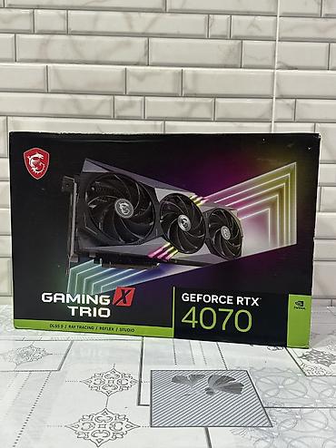 набор для чистки гаджетов: Видеокарта для ПК, Б/у, MSI, GeForce RTX, 12 ГБ — 1