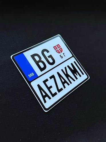 Tuning oprema: Tablice - Ukrasne tablice po želji - razne tablice po želji- 📌 Opis — 11