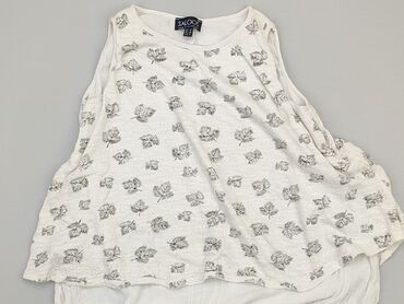 białe bluzki z bufiastymi rękawami: Blouse, S (EU 36), condition - Good