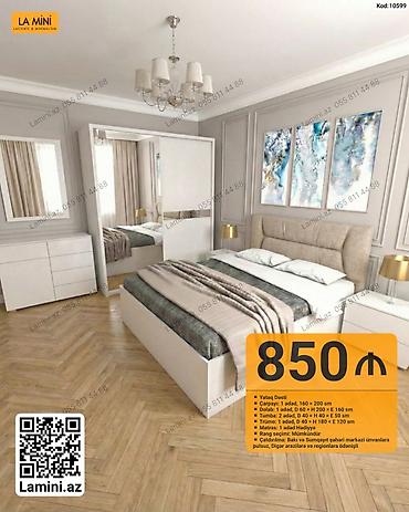 Ev və bağ: Yataq Dəsti – “La Mini” dizaynı Tərkib: - Çarpayı: 1 ədəd, 160 x 200 — 1