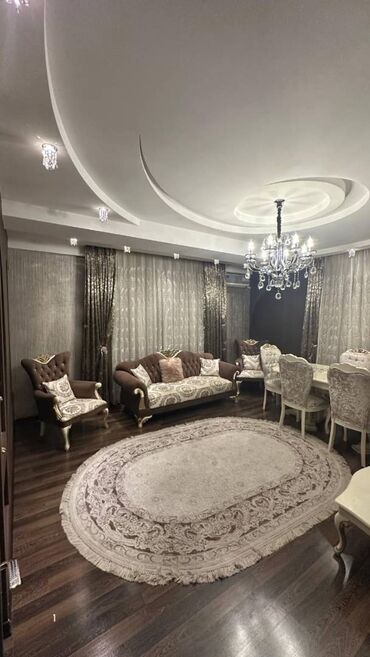 3 otaqlı, Yeni tikili, m. İnşaatçılar, 111 kv. m