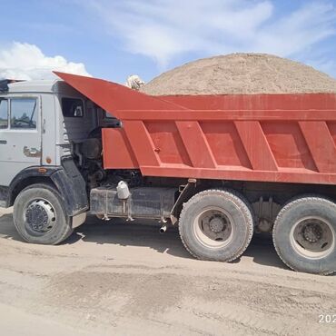 Песок: Песок, Озёрный, Насыпью, Камаз — 4