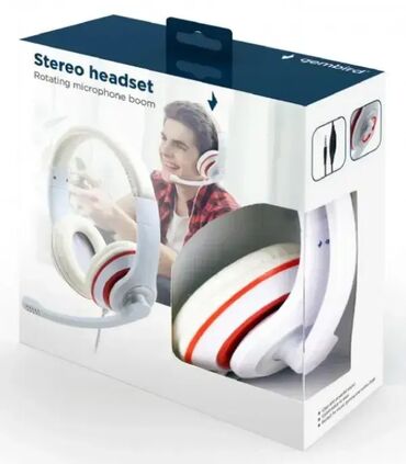 konzola sony playstation 5: Brand: Gembird |x|x Model: GEMBIRD MHS-03-WTRD Gembird Slusalica sa