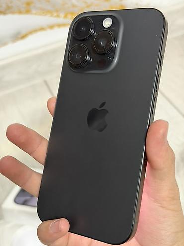 IPhone 16 Pro, Б/у, 128 ГБ, Black Titanium, Коробка, 88 %