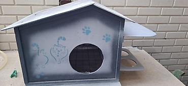 Домики: İzolyasiyalı pişik evi - Material: metal konstruksiya, üstü yağışdan — 3