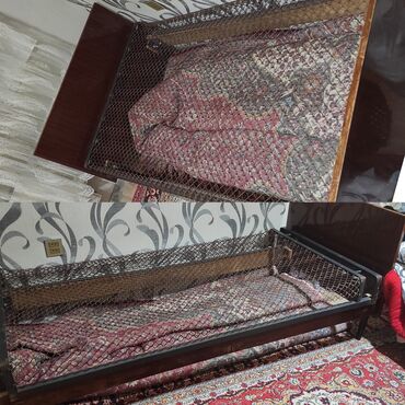 işlenmiş yataq desti: Односпальная кровать