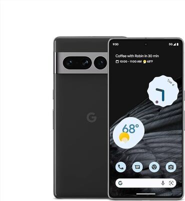 телефон а 7: Google Pixel 7 Pro, Б/у, 128 ГБ, цвет - Черный, 1 SIM