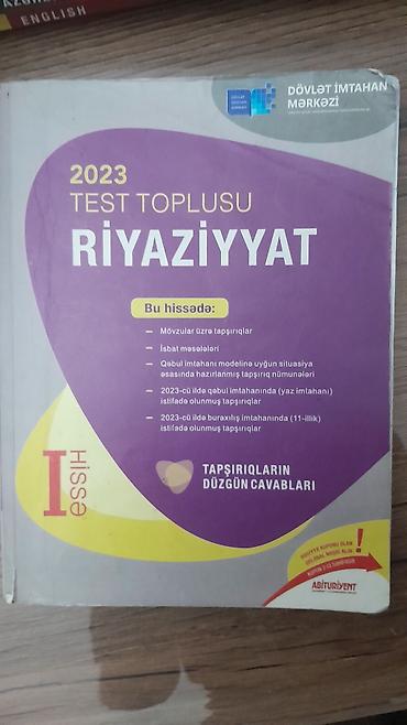 Testlər: 2023 Test Toplusu – Riyaziyyat (I hissə) • Nəşr: Dövlət İmtahan — 1