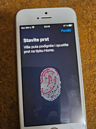 Apple iPhone: Apple iPhone iPhone SE, 32 GB, Matte Silver, Otisak prsta — 9