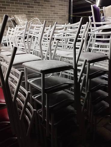 Табуретки: Железные новые стуля. Темир стул. Для кафе. Кухонные стуля. Швеяга — 19