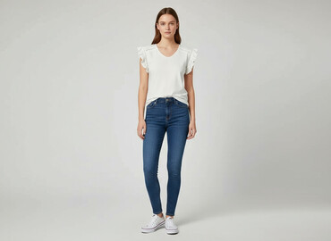 guess oversized t shirty: Shein, T-shirt damski, rozmiar XS