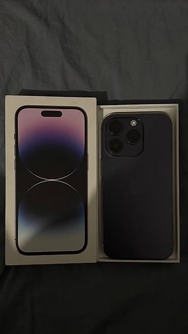 macbook pro 2018: IPhone 14 Pro, Б/у, 128 ГБ, Deep Purple, Коробка, 75 % — 2