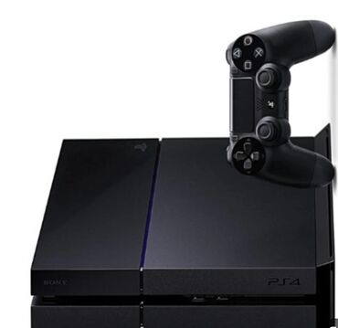 PS4 (Sony Playstation 4): PS 4FAT 500gb 2original dualshok ustada olmayıb 4 oyun diski üstündə