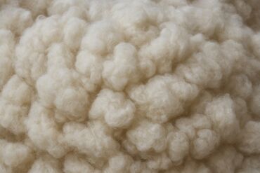 Süni güllər: Təbii qoyun yunu – yuyulmuş təmiz - Məhsul: Qoyun yunu (yuma və