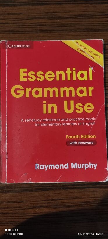 kaspi ingilis dili test banki cavabları: Essential grammar Raymond Murphy Cambridge