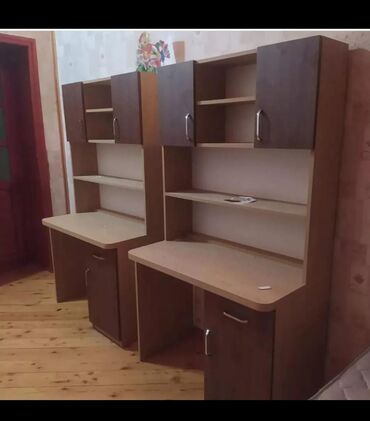 Sifarişlə kompyuter masaları: Düz masa, Polkalı, Siyirməli, Azərbaycan, Sadə laminat, Zəmanətli, Kredit yoxdur — 16