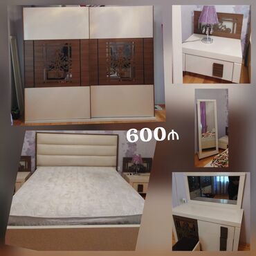 Divanlar: *600₼ YATAQ mebeli :-TƏCİLİ SATILIR*‼️ Yaxşı vəziyyətdə baza yoxdu