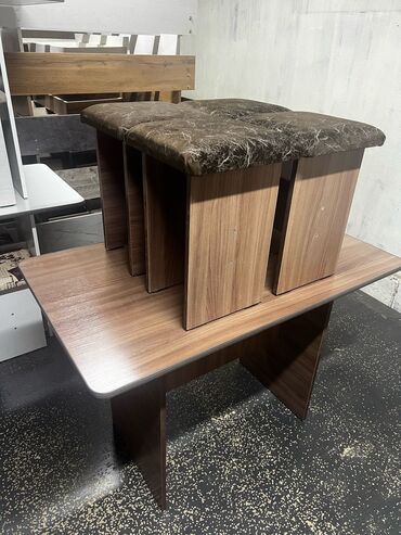 Кухонные столы и стулья: Кухонный стол и стул, Новый — 6