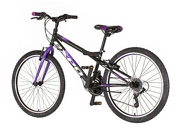 chicco flasice: Bicikl junior Explorer Spark 24" 13" (XS), crno‑ljubičasti Opis — 4