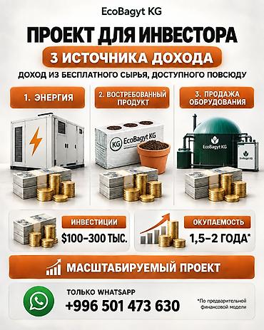 бизнесы: Инвестиция в бизнес Вместе с: Оборудование и мебель — 1
