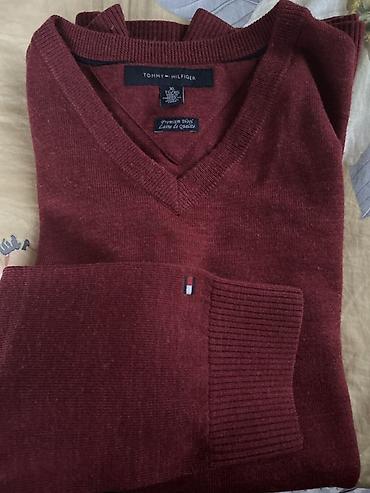 polo bear: Мужские свитеры Tommy Hilfiger - Свитер Tommy Hilfiger, V‑образный — 4