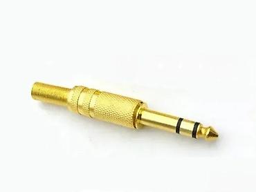 barski set: BANANA 6,3MM STEREO | Pozlaćeni konektor vrhunskog kvaliteta po — 1